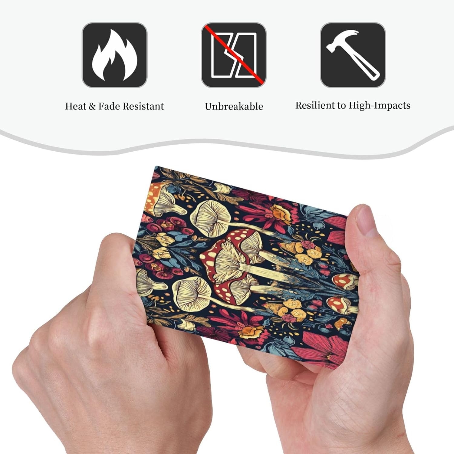 Light Switch Cover Plate Coloful Red Yellow Orange Magical Mushroom Forest 1 Gang No Device Blank Wall Plate Electrical Outlet Cover Decorative Switch Plate Covers for Bedroom Home Decor