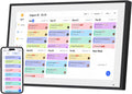10.1 inch Digital Calendar & Chore Chart,Smart Touchscreen Interactive Display for Family Schedules, Wall & Desk Mountable, Digital Photo Frame Functon, Great for Organizing Your 2025 Calendar
