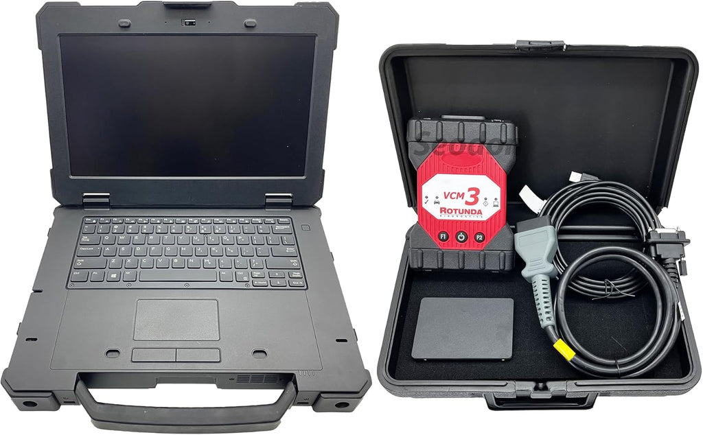 VCM3 IDS VCM3 Professional Diagnostic Fault Detector Programming Device Supports CAN-FD DOIP with Software (VCM3 with Laptop (7414))