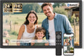 BSIMB Large Digital Picture Frame 24 Inch, 1920x1080 FHD WiFi Digital Photo Frame Electronic 32GB Display, Wall Mount Included, Share Pictures/Videos via App Easy Setup Gifts for Mom(Non-Touch), Black