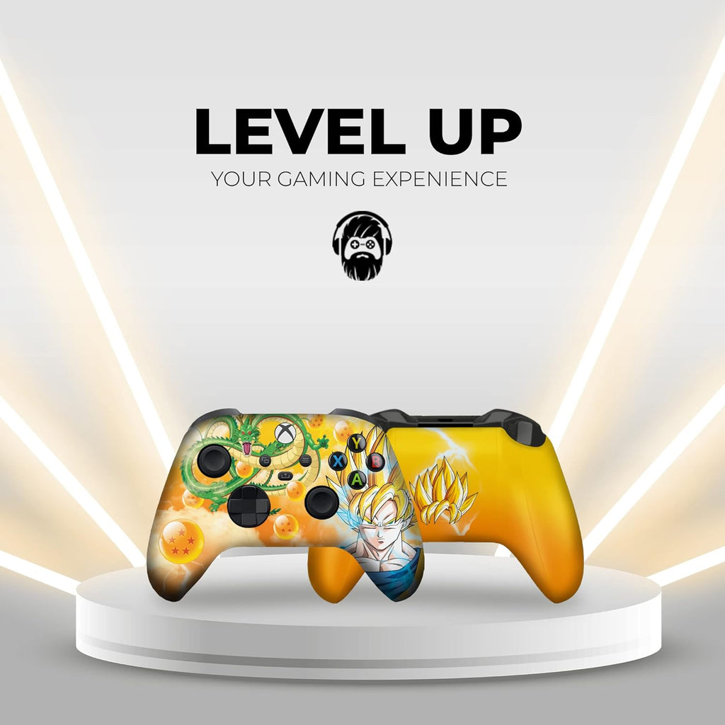 DreamController D. B. Z. Gokku Custom X-box Controller Wireless compatible with X-box One/Series X/S Proudly Customized in USA with Permanent HYDRO-DIP Printing (NOT JUST A SKIN)