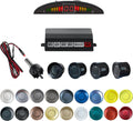 Parking Sensor Kit Backup Sensor Kit Reverse Sensor for Car 18 Color Options for Probes Adjustable Alarm Volume Professional Sensore de Reversa para Carro Safe Driving Assistant（Black）