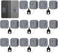 8 Pack Fridge Lock Heavy Duty Locks for Fridge Freezer Lock for Child Safety Cabinet Coded Adhesive Combination Refrigerator for Drawers Cabinet Window Easy Install No Drilling Black (Gray)