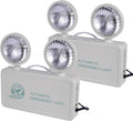 OTYTY Emergency Lights for Home Power Failure, LED Emergency Lights with Battery Backup, 2 Adjustable Heads Lamp & 180-minute Minimum Capacity, Ultra-Bright 200 Lumens, UL Certified, 2 Pack