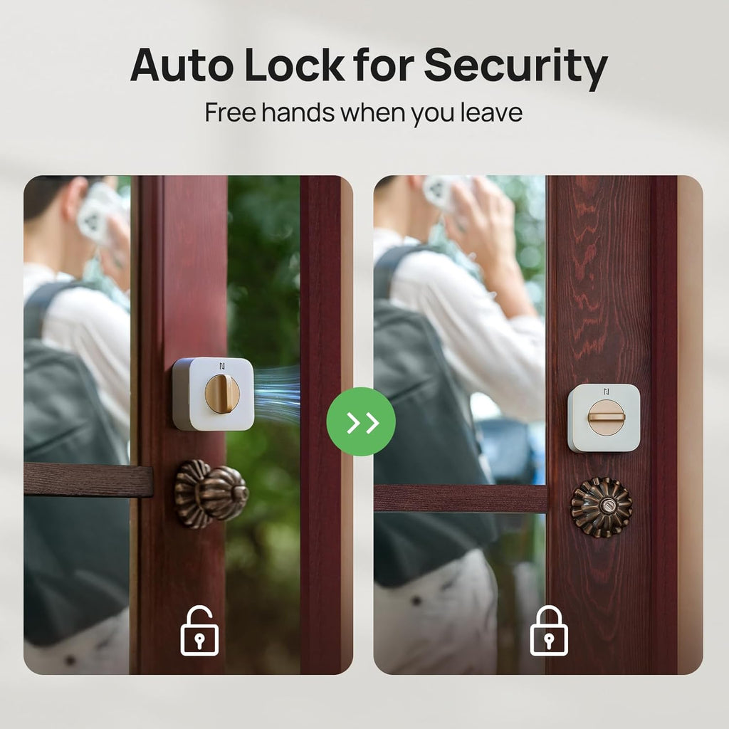 Anona Holo Wi-Fi Smart Lock with Keypad, Keyless Entry Deadbolt Door Lock with App Remote Control, AutoLock & Anomaly Detection, Non-Destructive Installation, Supports Alexa, Apple Home
