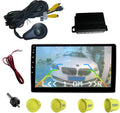 LCD Parking Sensor Kit - Displays Data on Original Screen, Easy Rear Installation, Compatible with CVBS Cameras (Not for AHD), 18 Probe Colors to Match Any Vehicle