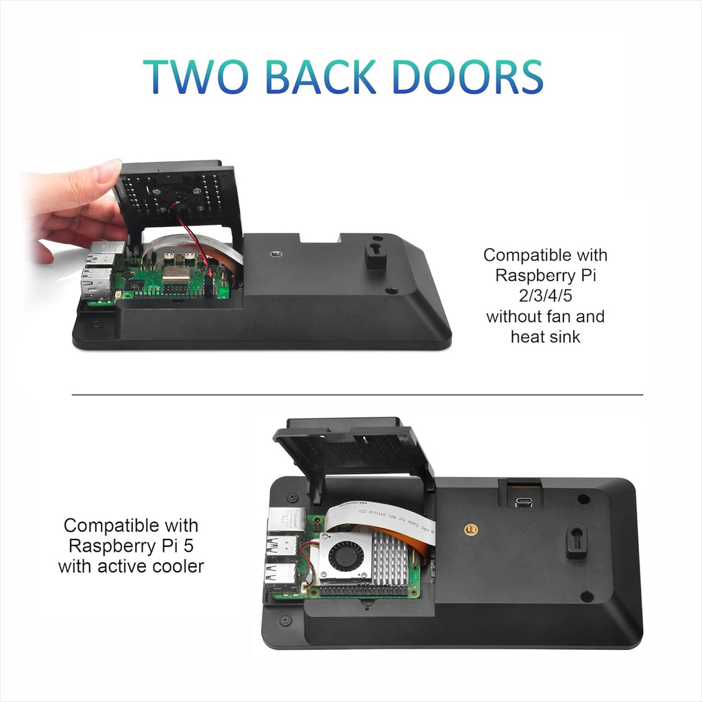 OSOYOO PiStudio Case for Raspberry Pi 7inch Touch Screen V1 and OSOYOO 7inch IPS DSI Screen V4.0