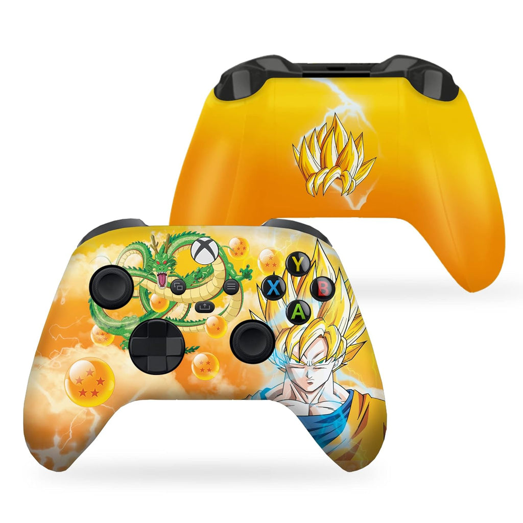 DreamController D. B. Z. Gokku Custom X-box Controller Wireless compatible with X-box One/Series X/S Proudly Customized in USA with Permanent HYDRO-DIP Printing(NOT JUST A SKIN) (MODDED)