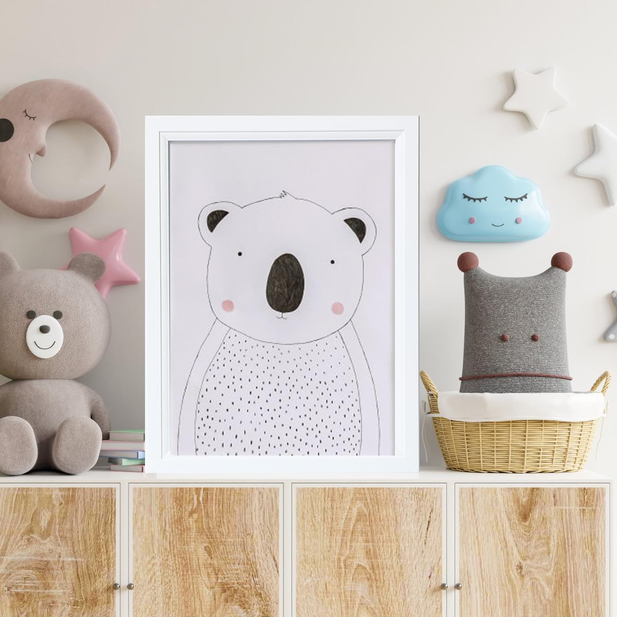 KTKDE Studio Gallery 20X30in Select picture Poster Frame Set of 3, White Wooden frames Display Poster, Posters & Art Prints for Artwork Wall Vertical or Horizontal Display best gift