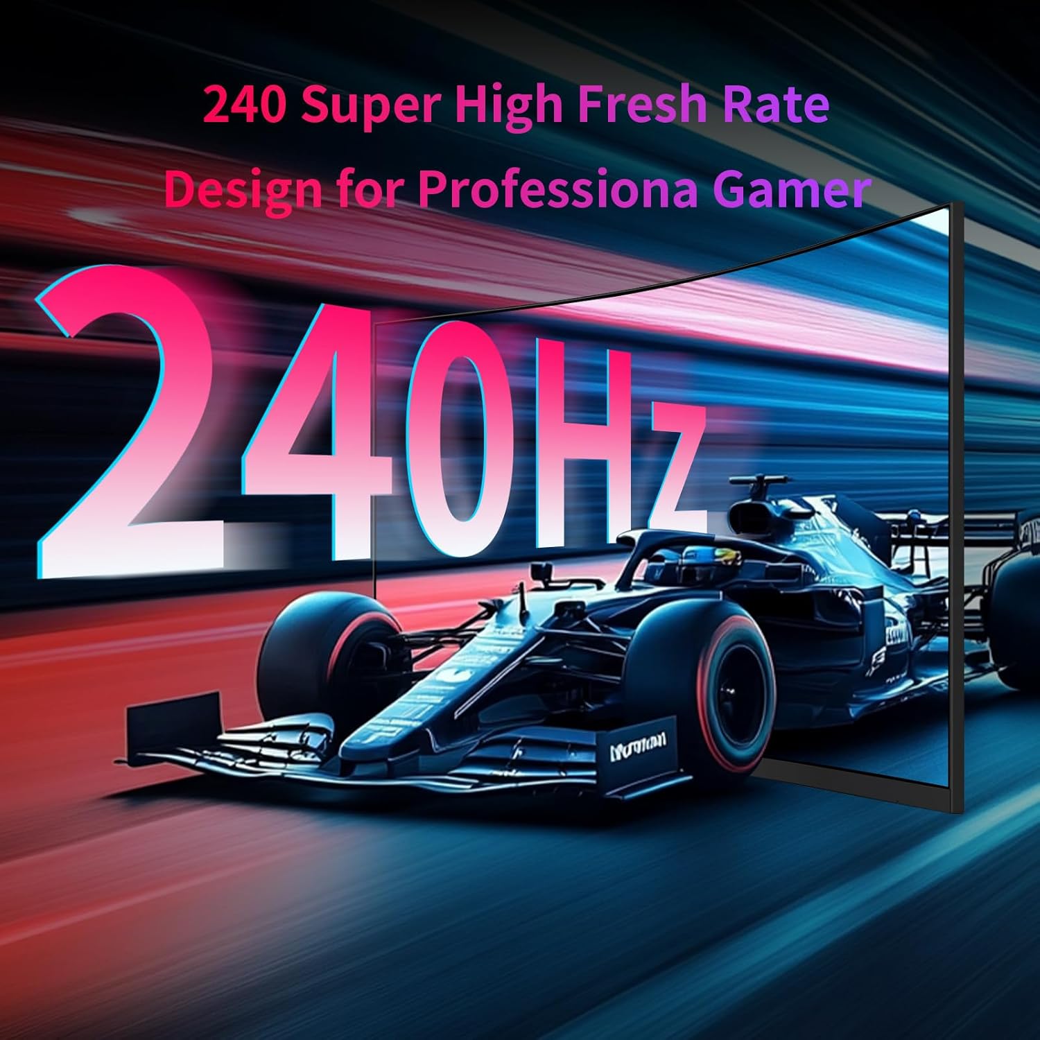 KTC 32Inch 240Hz Curved Gaming Monitor, 1000R VA, QHD(2560x1440p), 4000:1 Contrast, Support FreeSync GSync, HDMI2.0(144hz)/DP1.4(240hz)/Earphone, Tilt, Xbox PS5 Switch, 2K Computer Monitor for Gamer