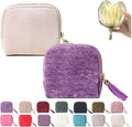 Stuffdatas Travel Jewelry Case, Stuffdatas Bags, Small Jewelry Travel Pouch Mini, Travel Jewelry Organizer Pouch Velvet, with 5 Compartments (2PCS-B)