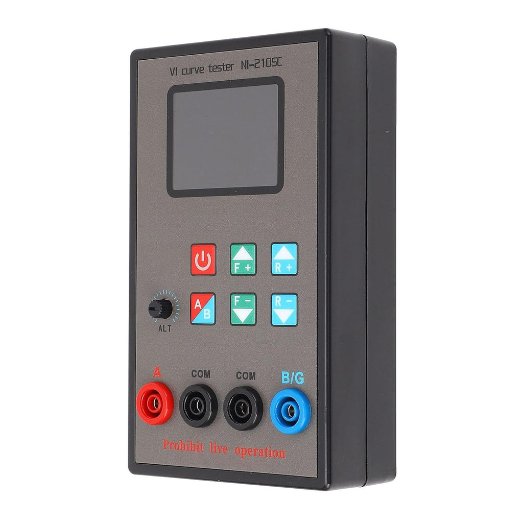 Walfront VI Curve Tester, Double Channel Circuit Board Tester with Color Screen, 18 Frequency Settings and 9 Impedance Levels, Rechargeable Li Battery 3000mAh for Circuit Analysis