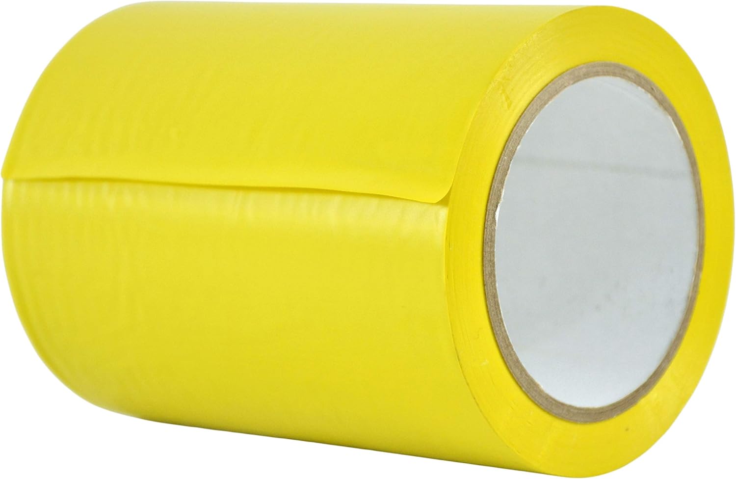 MAT Vinyl Marking Tape Yellow - 6 inch x 36 yds. for Safety Floor Marking (School Gym, Restaurants, Warehouse), Dance Floor Splicing, Pinstriping Cars & Boats