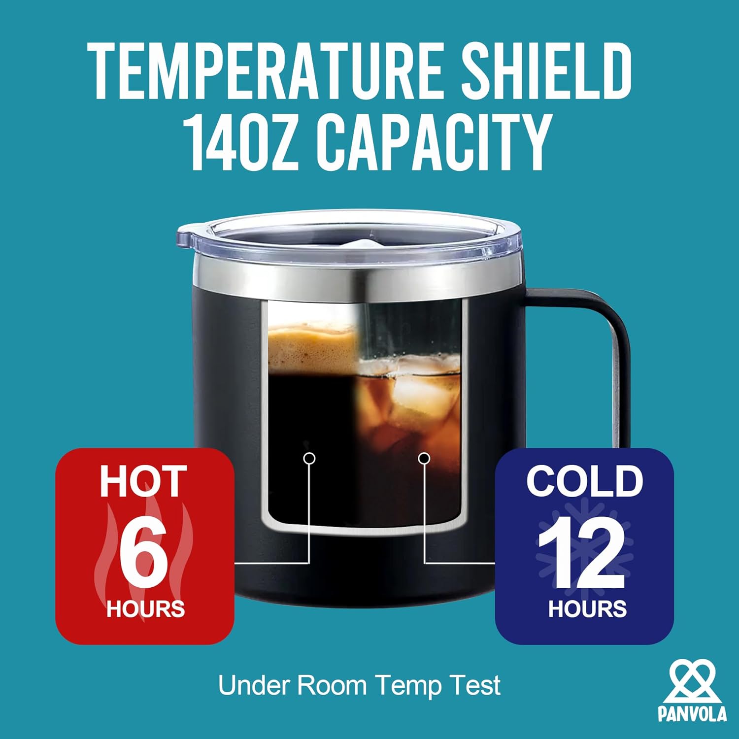 Panvola Debugging Definition Computer Programmer Student Teacher Geek Coder Tech Support Programming IT Insulated Coffee Mug with Handle and Lid Camping Travel Thermal Mugs 14 oz Black