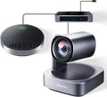 All-in-One PTZ 4K Conference Room Camera System with Bluetooth Speakerphone 12X Optical Zoom HDMI Wide View Angle Lens Works with Zoom Webex for Large Meeting Room