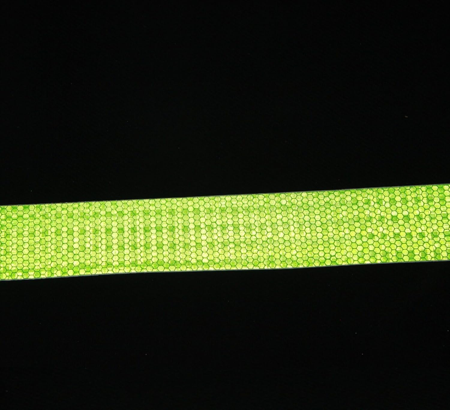 Green Reflective Tape Outdoor Waterproof 1 inch Wide, High Visibility Warning Industrial Marking Tape, Safety Stickers (68 feet,10 Rolls)
