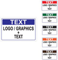 Custom Metal Sign, Choose your own Colors, Fonts. Add Graphics, Outdoor Protection. Heavy-Duty Rust-Free Commercial Grade Aluminum Sign - 7"x10" (landscape style 2)