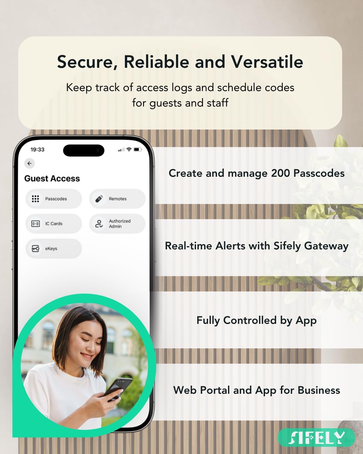 Keyless Entry Smart Deadbolt with Keypad – App Control & Auto-Lock for Home, Airbnb & Rental, 150+ Codes, Easy DIY Install (No Fingerprint), Alexa & Google Compatible