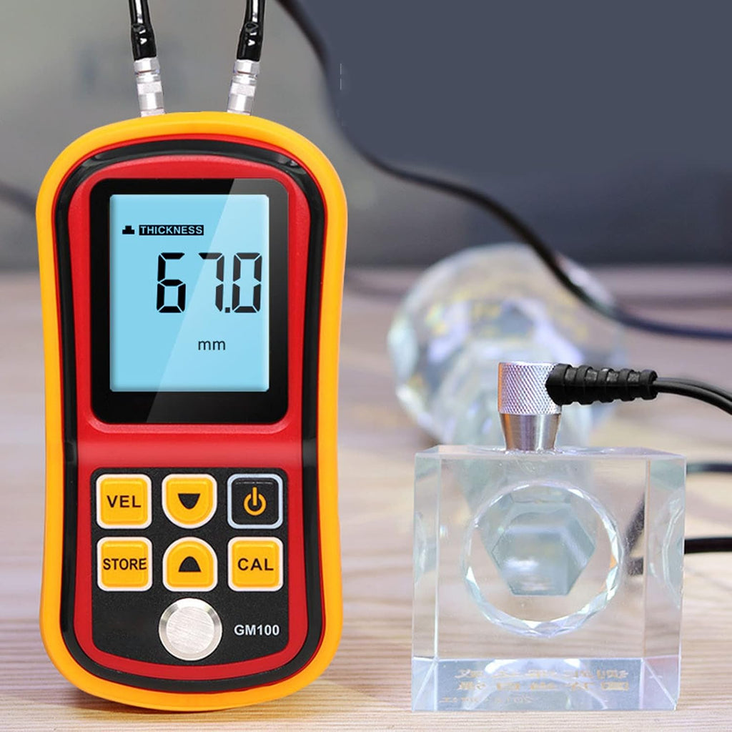 Ultrasonic Thickness Gauge Probe Metal Thickness Gauge Smart Sensor Automatic Calibration Transducer Tester Meter Replacement Probe