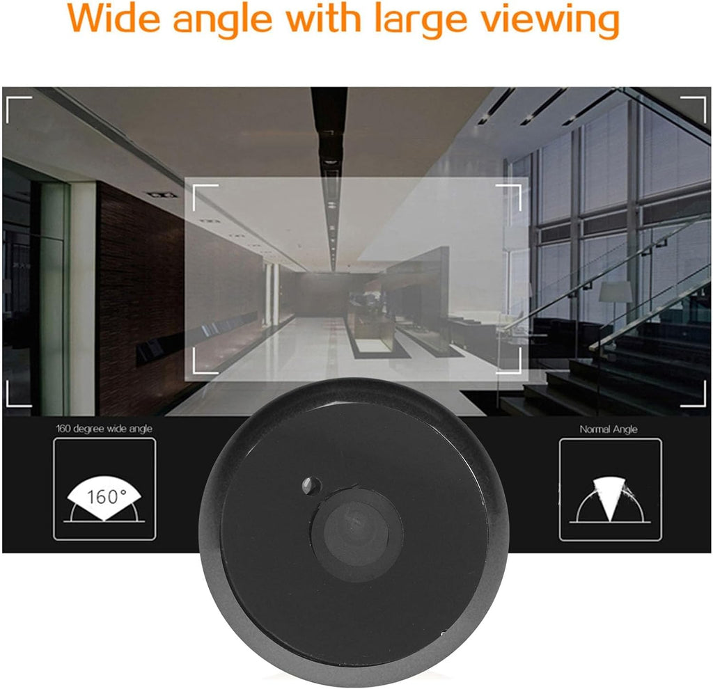 Video Doorbell, 3.97 Inch Color Display 1080P Peep Hole Camera with 135° Wide Angle, Infrared Fill Light, Rechargeable Visual Doorbell, for Home Security