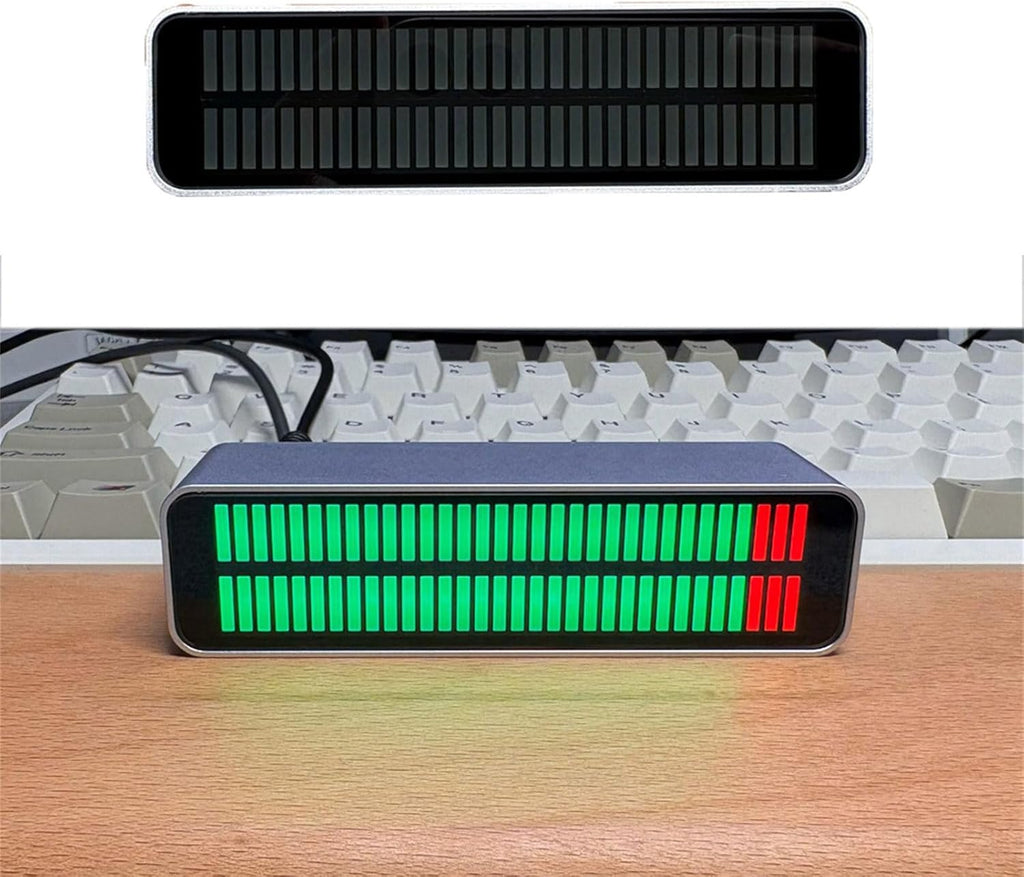 Professional Stereo Sound Indicators Levels Meter with Real Time LED Display for Studio and Live Performances