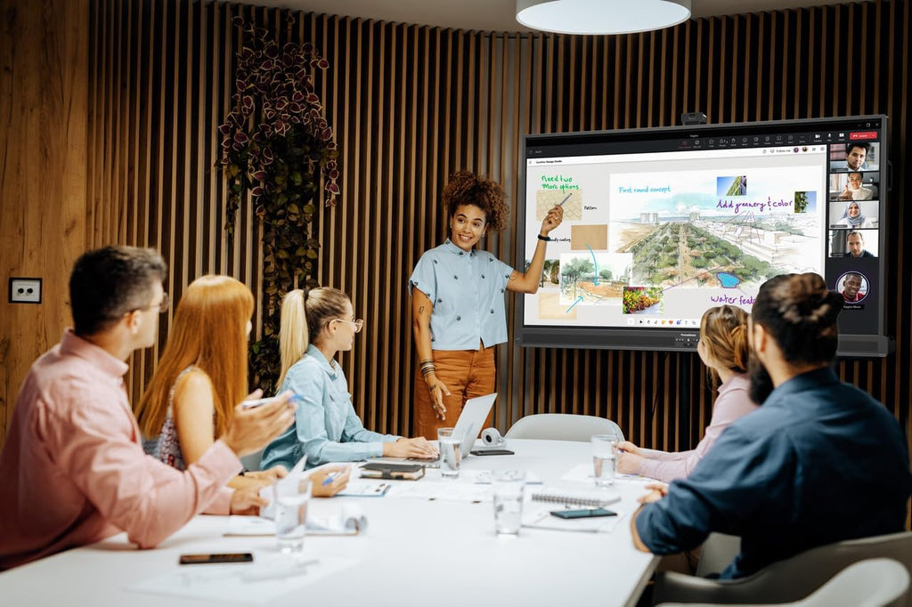 Promethean ActivPanel 10 Premium 86" High Specification Digital Whiteboard for Office or Class, 4K UHD, OS Flexible Device, Panel & Wall Mount Included, Bundled i5 Windows OPS, 3 Year Onsite Support