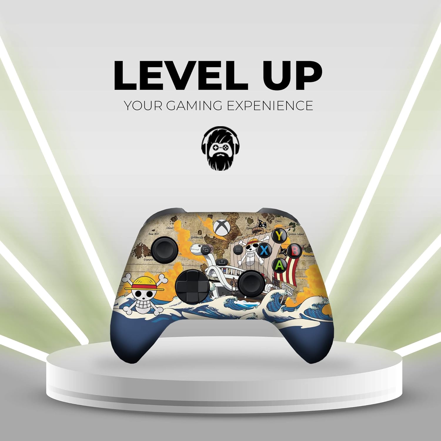 DreamController One Peice Custom X-box Controller Wireless compatible with X-box One/Series X/S Proudly Customized in USA with Permanent HYDRO-DIP Printing (NOT JUST A SKIN)