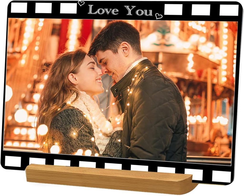 Custom Metal Photo Prints, Personalized Picture Frame with Your Photos, Customized Photo Gifts for Lovers, Couples, Family and Home Decor