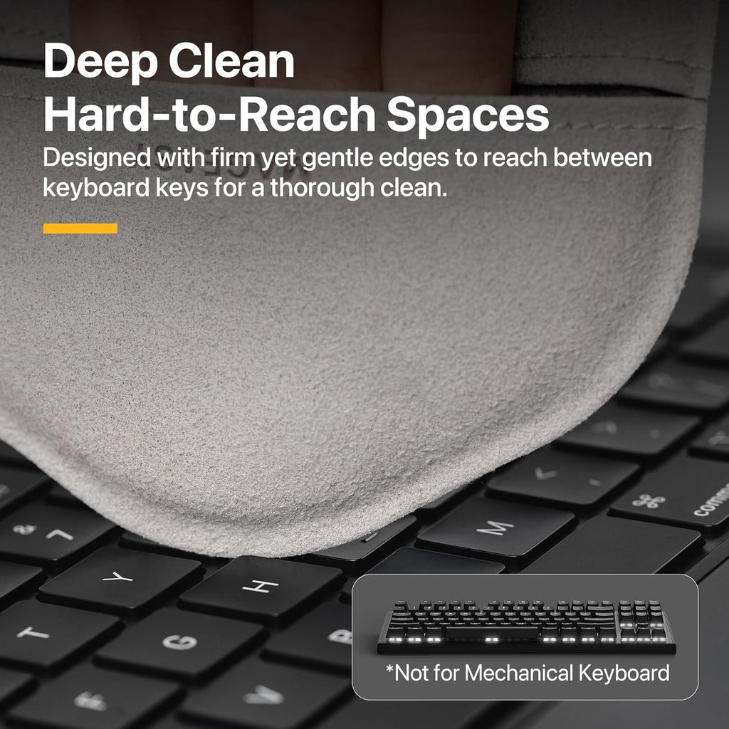 MAGEASY Microfiber Cleaning Cloth for Electronics, iPhone iPad MacBook, Car Screen Cleaner, Keyboards, Eye Glasses, Camera Lens Wipes - No Lint & Streak Free Thick Polishing Cloth Reusable