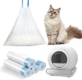 Cat Litter Box Liners-60 Count, Drawstring Cat Litter Waste Receptacles Bags for LELO ELVES LMSP-10-18 x 18"