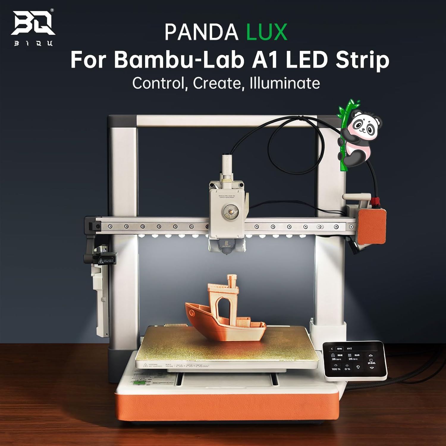 BIQU Panda Lux Compatible with Bambu-Lab A1 LED Light Strip Easy Installation High Brightness Light Bar