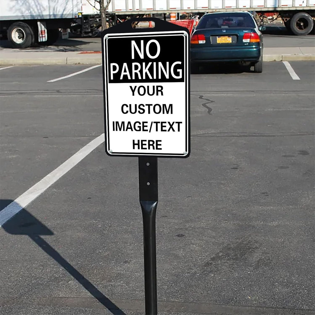 No Parking Signs Custom Parking Sign for Parking Lots Business and Schools Outdoor Use Aluminum Metal Decor 12x17 Inches