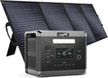 SolarPlay 2400W Portable Power Station, 2160Wh Solar Generator with 200W Solar Panel, BMS Emergency Power Station for Home Backup, Camping, Outdoor Battery Backup