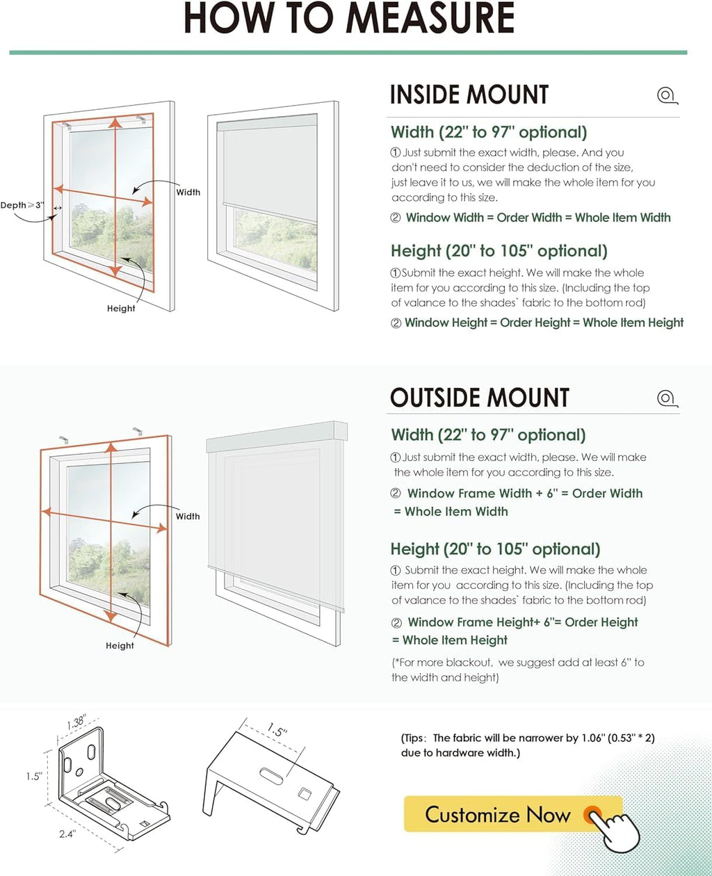 Yoolax Smart Blinds, Motorized Matter Roller Shades Blackout Automatic Blinds for Windows Motorized Shades Compatible with Alexa, Google Home, Homekit, Fabric Sample (Multicolor)