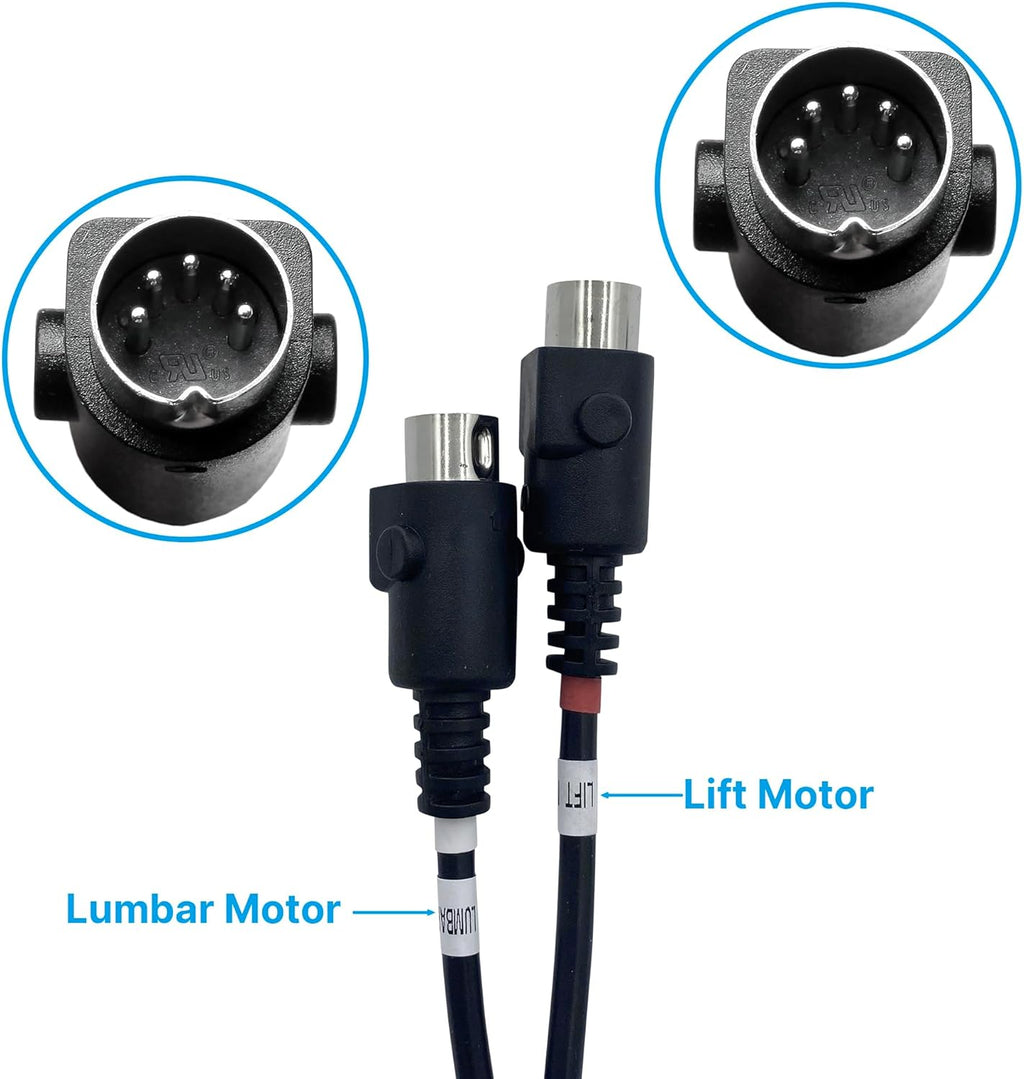 5 Pin Remote Kaidi Model KDH129B-002 Lift Chairs Power Recliner Hand Control Replacement