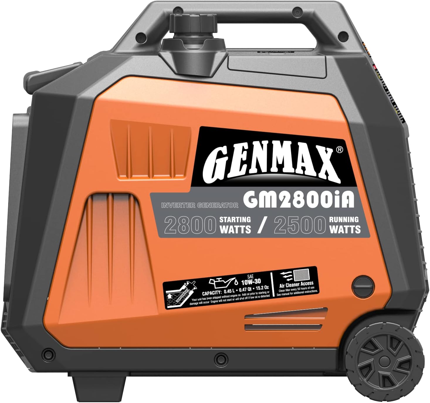 GENMAX Generator，EPA Compliant, Eco-Mode Feature, Ultra Lightweight for Backup Home Use & Camping