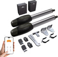 TMT Mastiff 400 Dual Automatic Gate Openers Up to 8ft and 772lb Heavy Duty Swing Gate, Gate Openers with Remote Complete Kit, Electric Gate Opener for Driveway with Powerful Motor (APP Compatible)