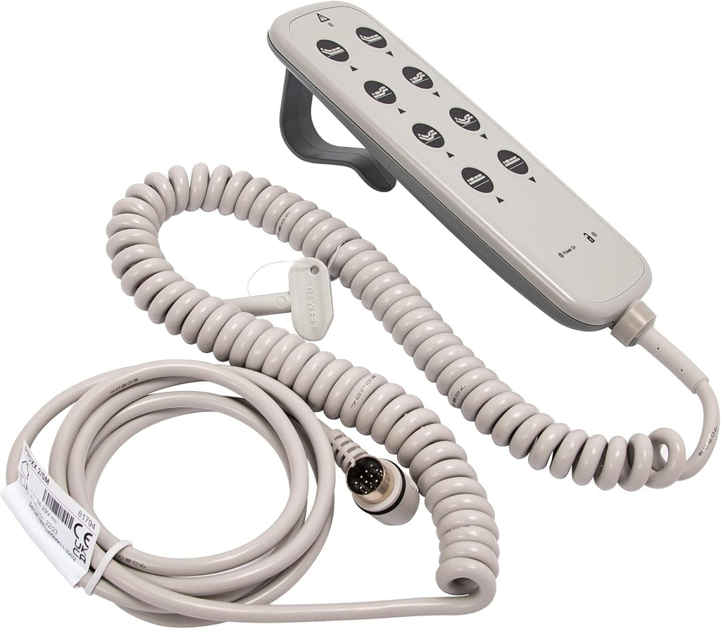 Okin Dewert 81794 IPROXX2 Handset Remote Hand Control Replacement for Hospital Bed Electric Adjustable Beds with 13 pin Connection