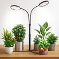 YEOLEH Grow Light for Indoor Plants Growing 6000K Full Spectrum LED Desk Lamp with Dimmable & Timer