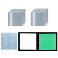 Glow in The Dark Reflective Stickers 4 inch X 4 inch for Bikes, Outdoor Waterproof High Visibility Reflector (20 Pcs)