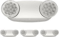 4 Pack White LED Emergency Lights with Battery Backup, Two Head Adjustable Emergency Lighting Fixtures-Fireproof Materials-Emergency Lighting Fixture/Emergency Light Home