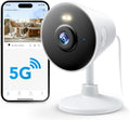 Rocktone 5G & 2.4G Indoor/Outdoor Security Camera for Home, Baby/Elder/Dog/Pet Camera with Phone App, WiFi Camera w/Spotlight Color Night Vision 2-Way Audio