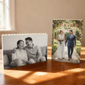 Custom Building Brick Photo Block – Personalized Picture Display with Name Couple Photo Block, Brick Portrait for Women, Men– Valentine’s Day, Birthday, Anniversary & Home Décor 2