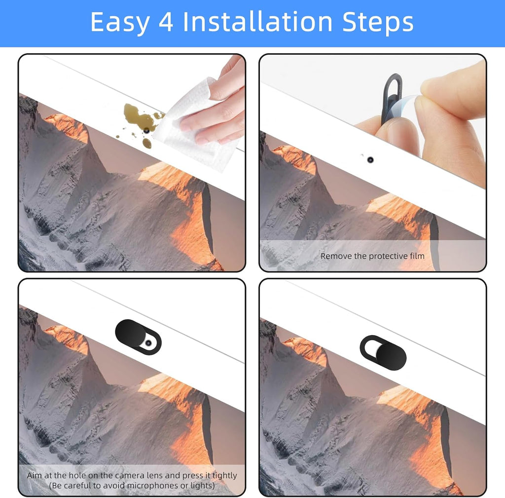 20PCS Laptop Camera Cover Sliders, Webcam Cover Slider, Phone Camera Cover and Webcam Cover Slider for Computers, Smartphones