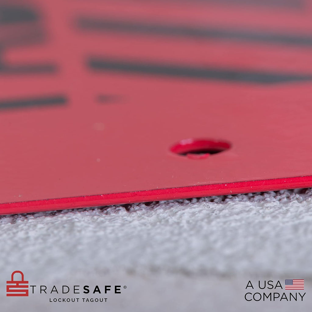 TRADESAFE Lockout Tagout Locks Station - Loto Station Holds up to 20 Safety Padlocks, Loto Locks Rack with No Lock Out Tag Out Padlocks Included