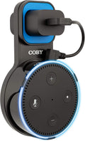 Coby Wall Mount for Echo Dot 2nd Generation, Smart Speaker Holder with Built-in Cable Management, 7.75" USB Charging Cable, Space-Saving Alexa Mount for Kitchen, Bedroom, Office, Bathroom