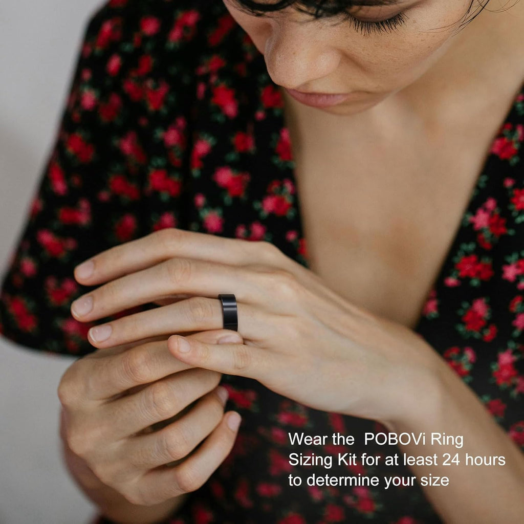Ring Sizing Kit - Measurement of Finger Size - Size Before You Buy - Only Smart Ring - 8 Samples - Non-Standard Sizes