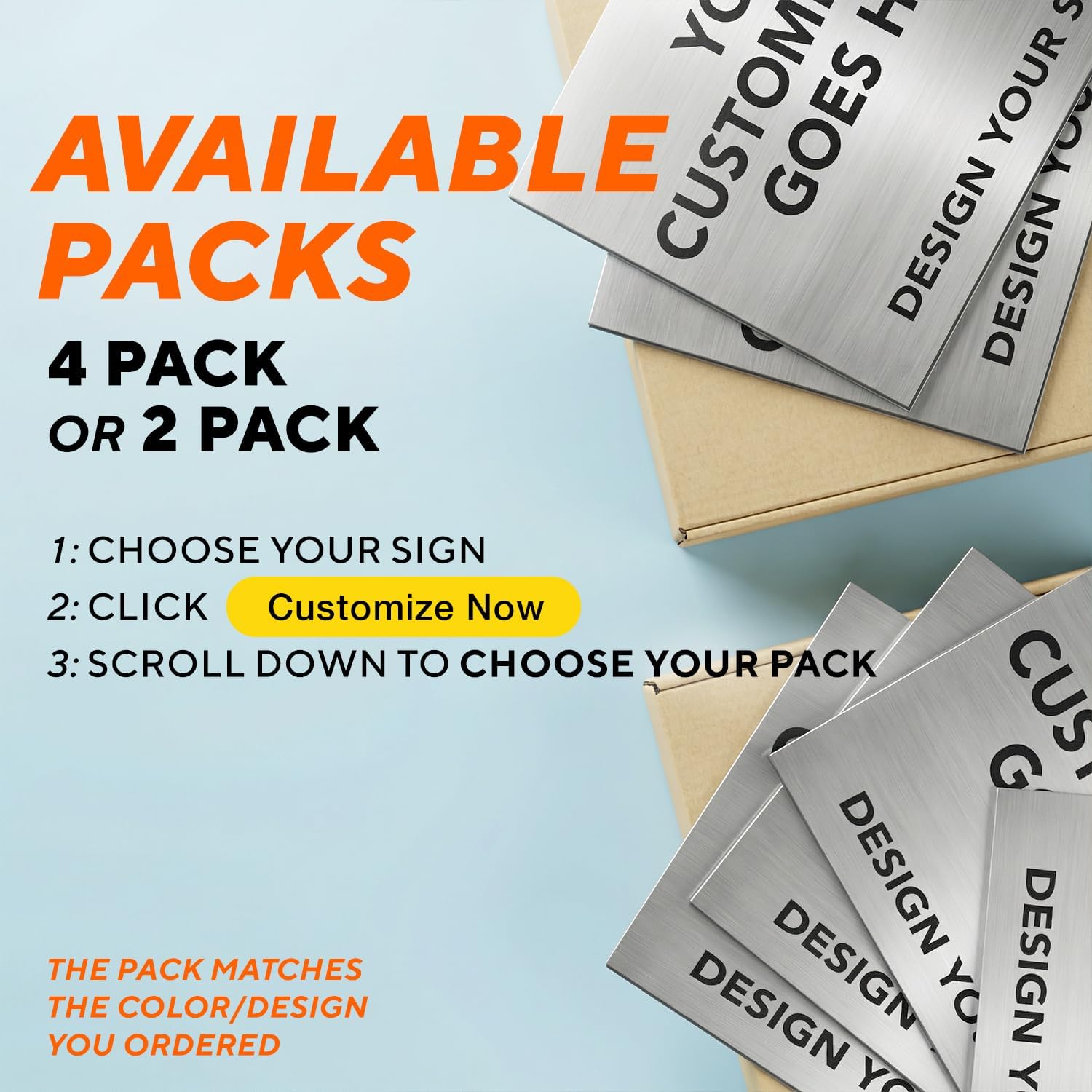 Custom Outdoor Metal Signs, Personalized Aluminum Signs, Customized Safety Signs, Metal Business Signs, Waterproof Outdoor Business Signs, White Aluminum (Silver Brushed, 30x24 In)