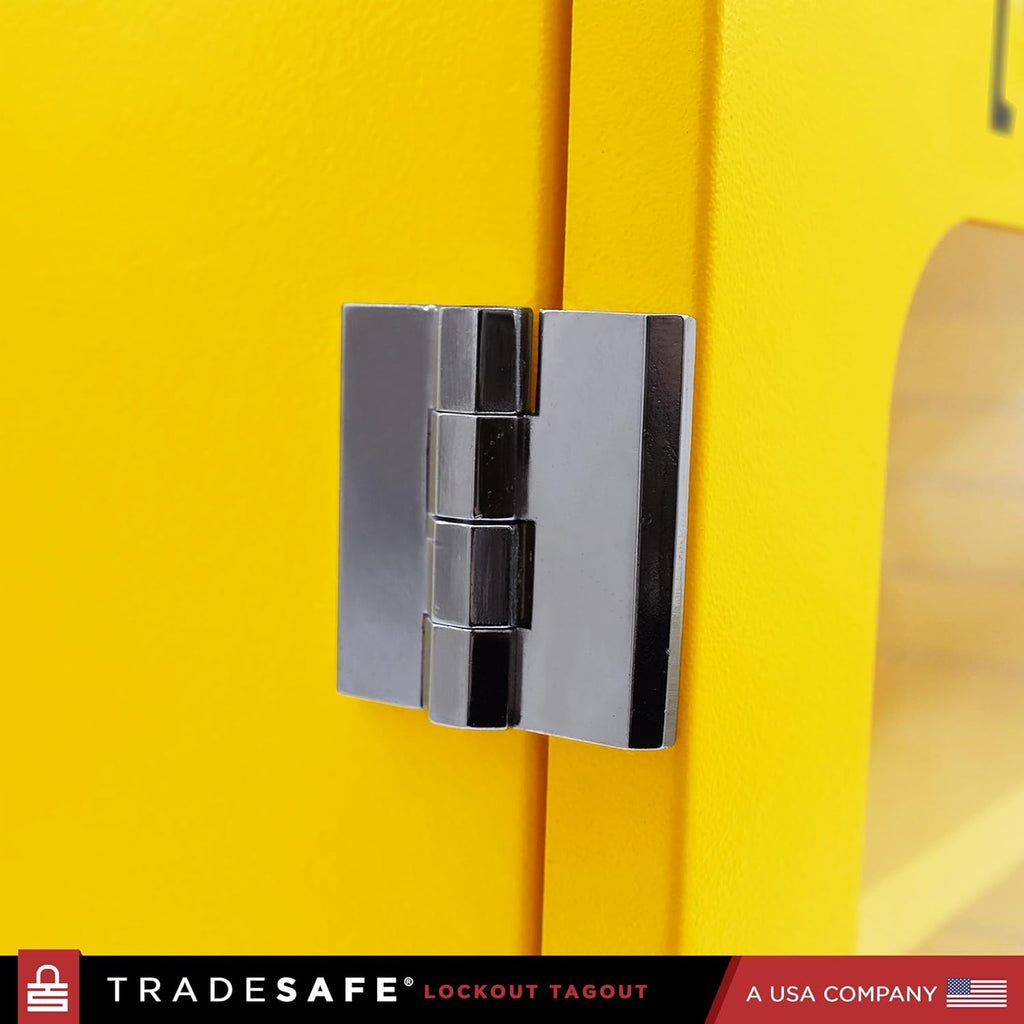 TRADESAFE Lockout Tagout Cabinet, Lock Out Tag Out Station Unfilled - No Loto Devices Included, Wall-Mountable Lockout Tagout Station Cabinet, Loto Box 14-3/8 x 6-1/4 x 17-3/4 inches
