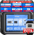 XTOOL D9S Pro Automotive Diagnostic Tool: Wireless Bidirectional OBD2 Scanner with ECU Pr0gramming/C0ding, High-End Scan Tool with Topology, 45+ Resets, Full System, PMI, FCA/CAN FD/DoIP, 3-Yr Update